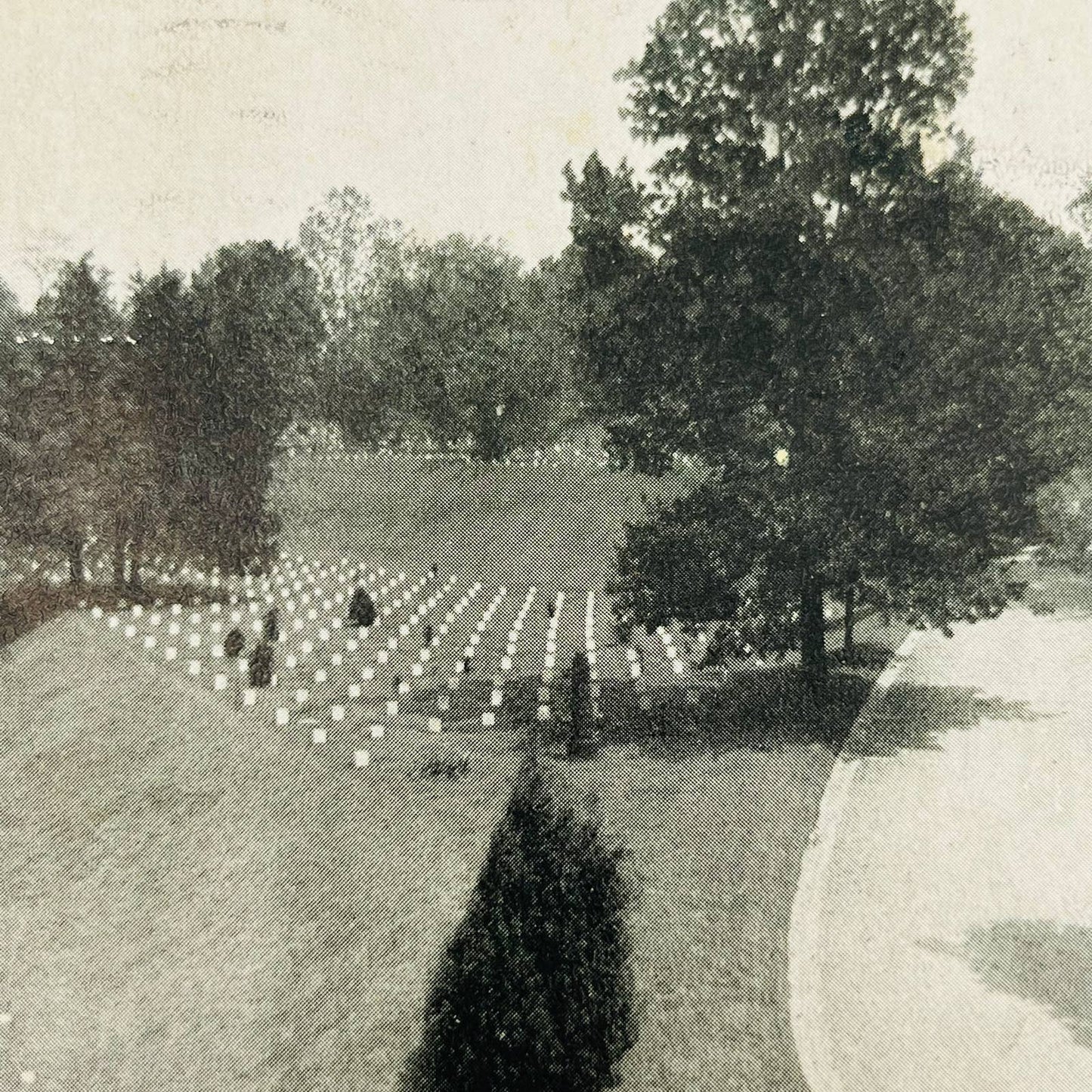 1912 Post Card National Cemetery Vicksburg MS PA8