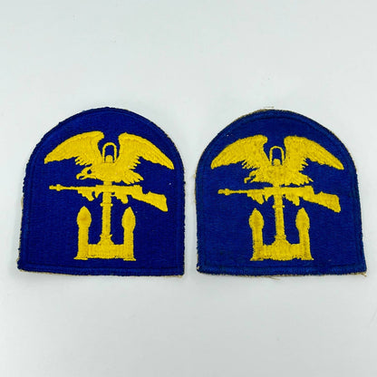 Army Amphibious Forces WWII 1st Engineer Brigade Patch Set of 2 SB6