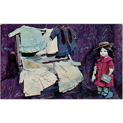 French Bru Doll Mary Merritts Doll Museum Douglassville Original Postcard PB6