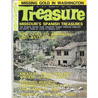 Treasure Magazine - Treasure Hunting Mines Buried Metal Detecting Dec 1974 MB4