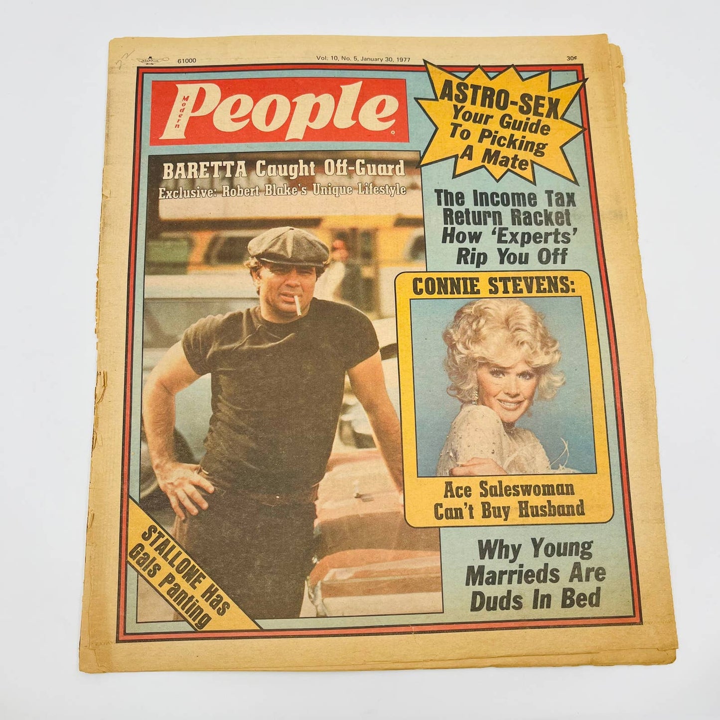 Modern People Tabloid 1977 Robert Blake Connie Stevens Stallone Doobie Bros FL2