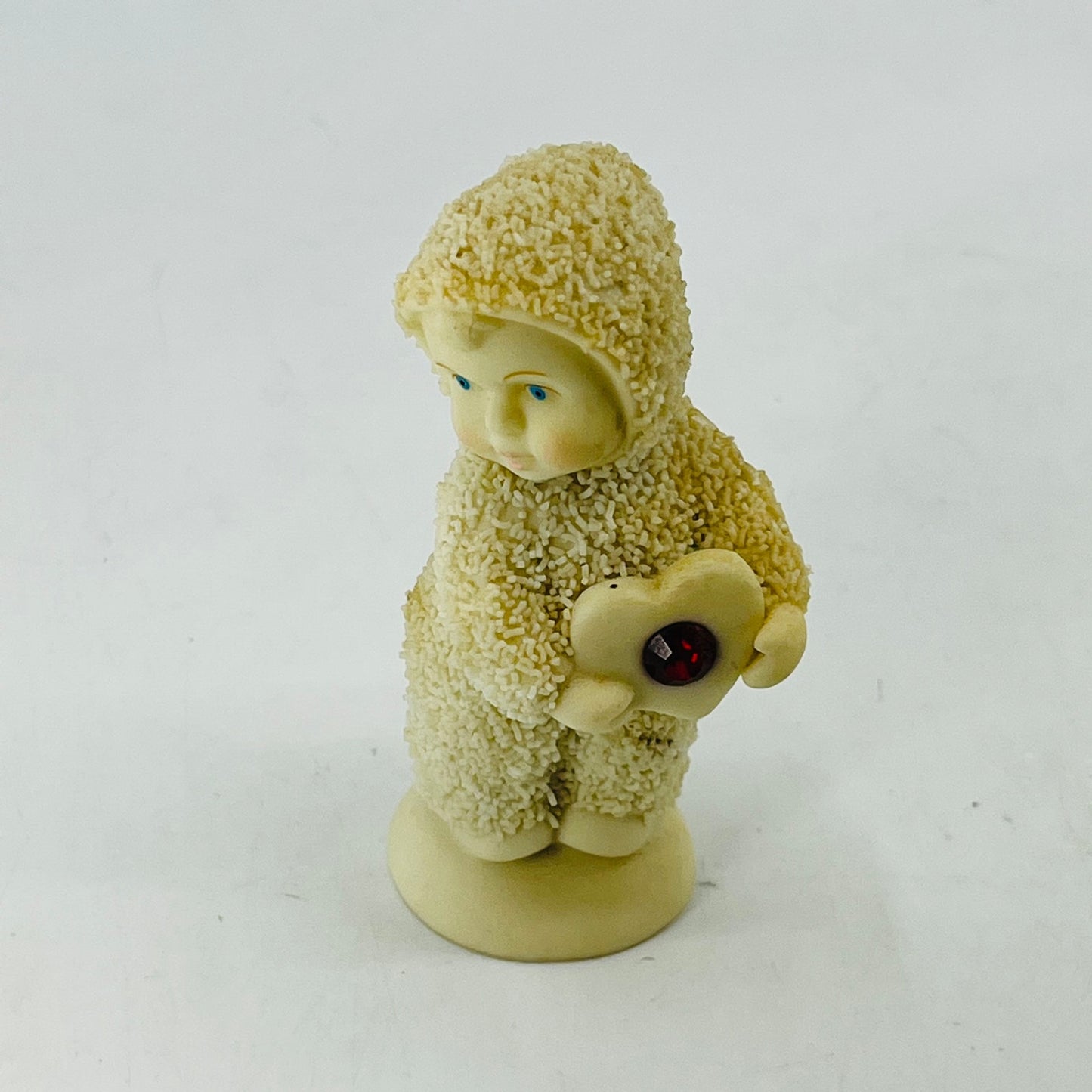 Department 56 Snow Babies My Heart Shines For You Heart & Red Stone SF4