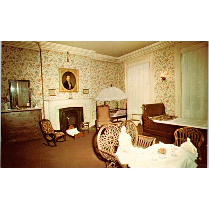 Theodore Roosevelt Birthplace Nursery & Dolls NYC Original Postcard PB8