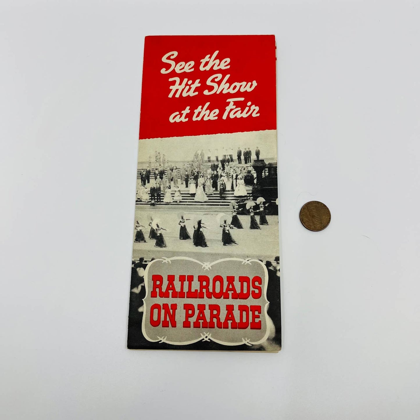 1939 New York World’s Fair RAILROADS ON PARADE Brochure & Fold Out Map SC1