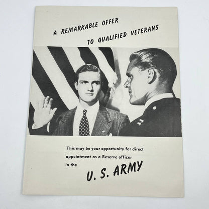 1948 US Army National Reserves Brochure General Omar N. Bradley D8