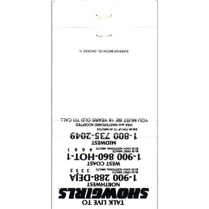 Deja Vu Showgirls Coast to Coast Advertising Matchbook Cover MM9-7
