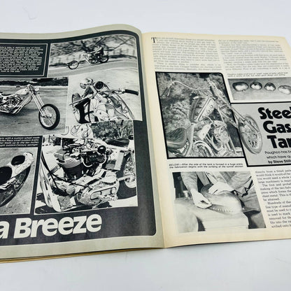 1975 Street Chopper Magazine Aug. Honda 750 Heavy Harleys 1000cc Road Test FL2