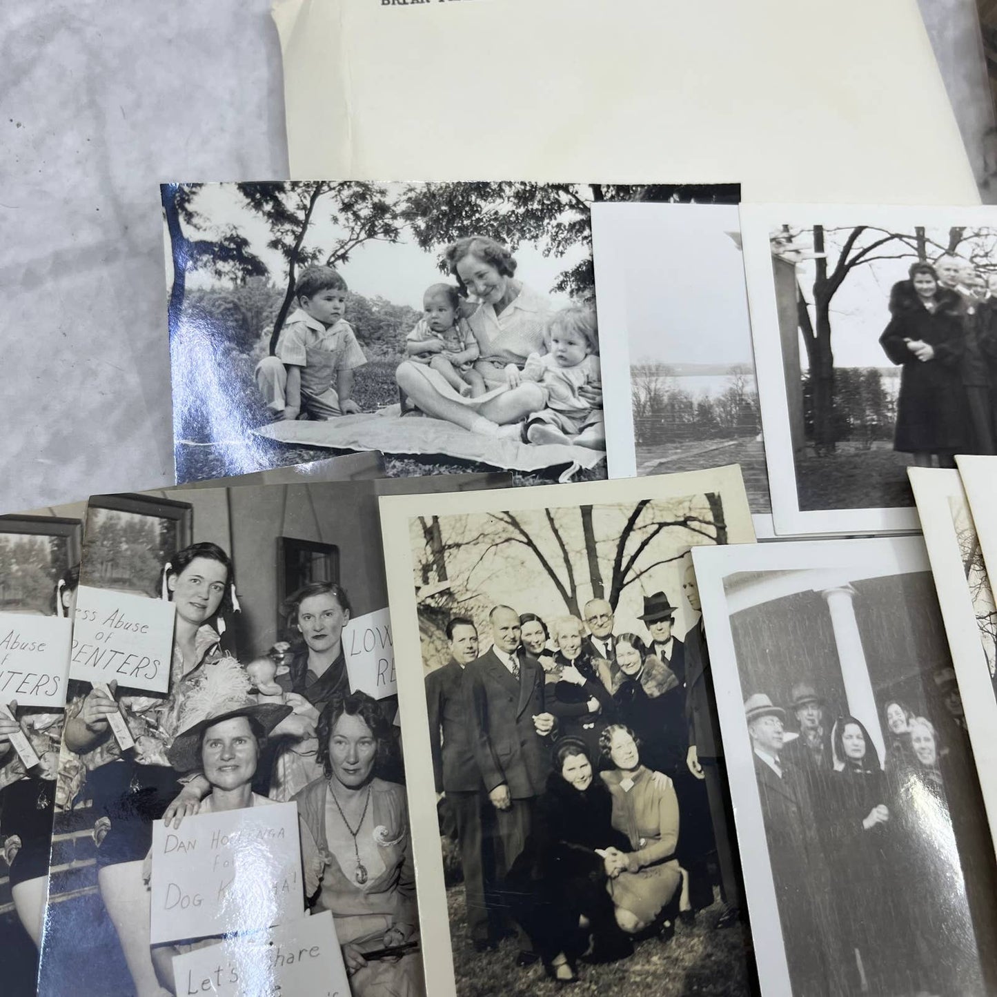 c1938 Collection of Photos & Negatives Briar Family, Virginia Area TJ9-PG6