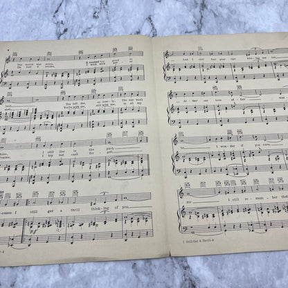 1930 I Still Get A Thrill Thinking Of You Vintage Sheet Music Davis Coots V41-1