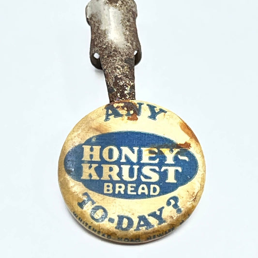 Vintage Honey-Krust Bread Advertising Celluloid Pencil Topper SE1