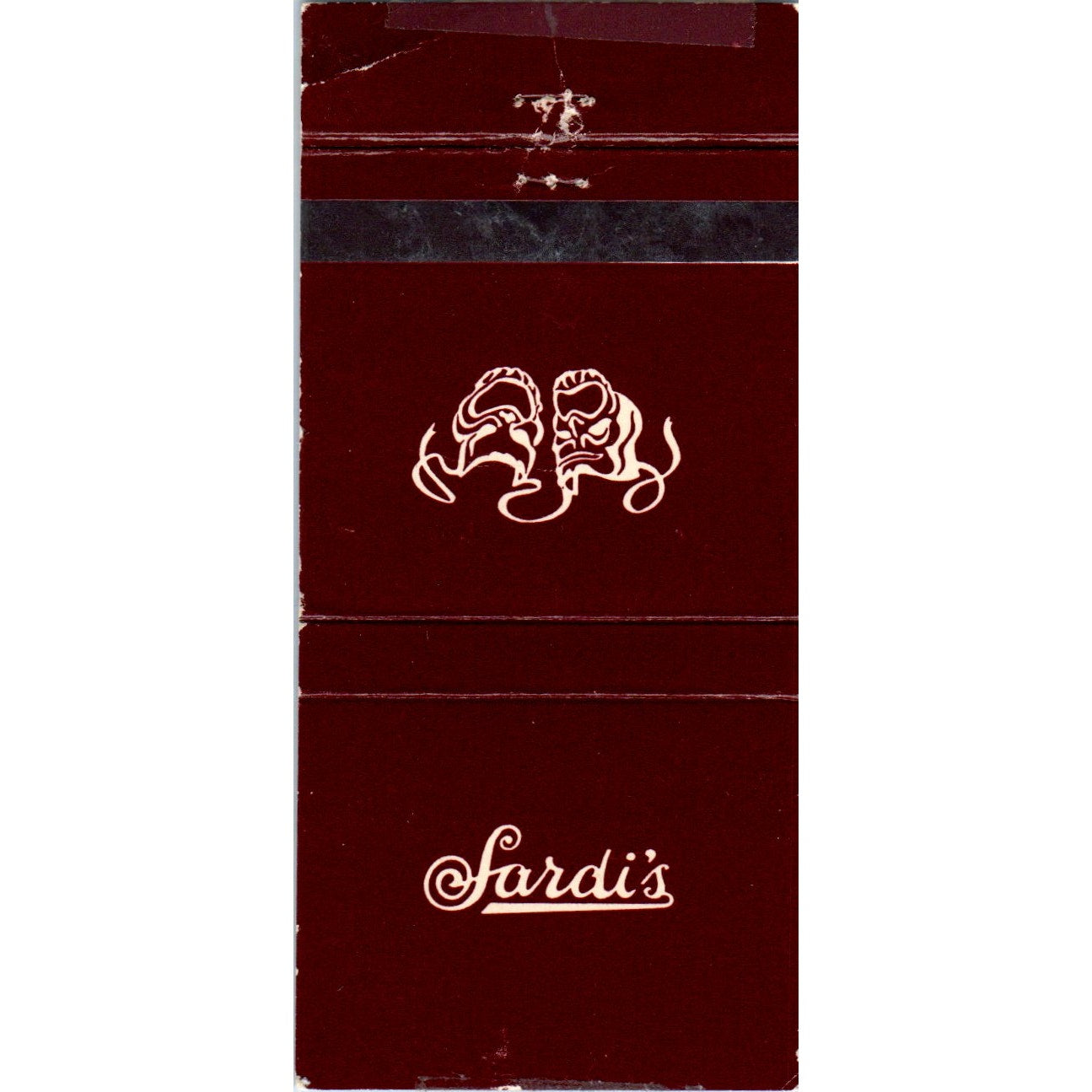 Sardi's New York Advertising Matchbook Cover MM10-3