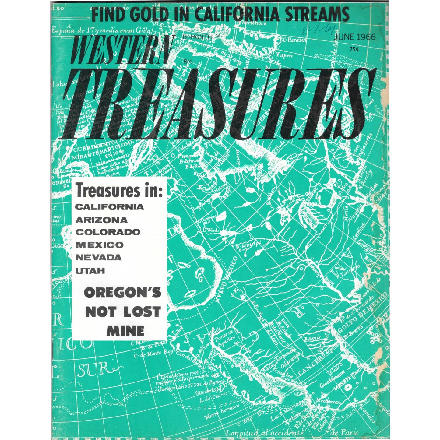 Western Treasures Magazine - Treasure Hunting Gold Metal Detecting June 1966 M5