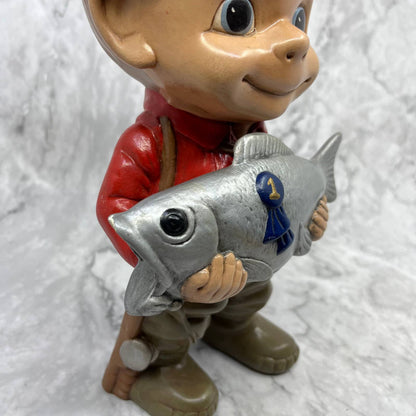 1970s Blue Ribbon Trout Smiley Fly Fisherman Fishing Atlantic Mold TA9