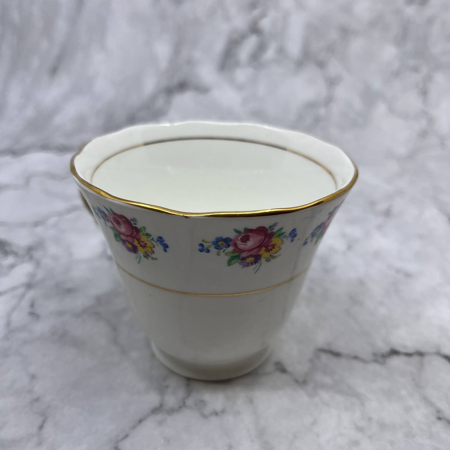 Colclough Teacup and Saucer Spring Bouquet Floral Pattern Bone China TD1