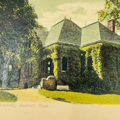 1906 Post Card Office Phillips Academy Andover Mass PA8