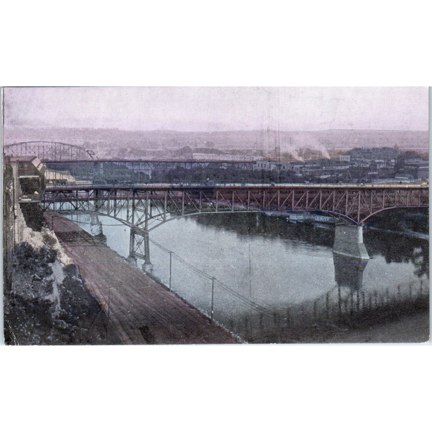 St. Paul Minnesota Mississippi River View c1910 Original Postcard P1-12