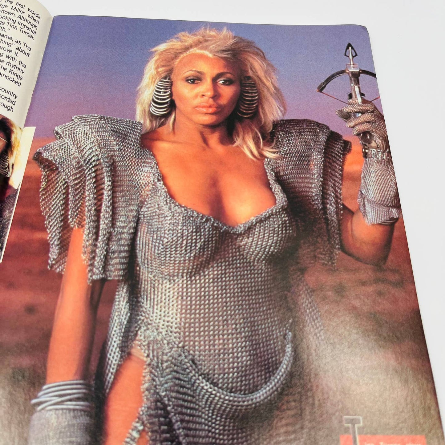 1985 Mad Max Beyond The Thunderdome Souvenir Magazine Mel Gibson Tina Turner BA1