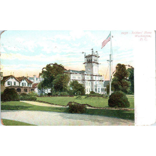 Soldier's Home c1905 Mica Washington D.C. Original Postcard TK1-P2