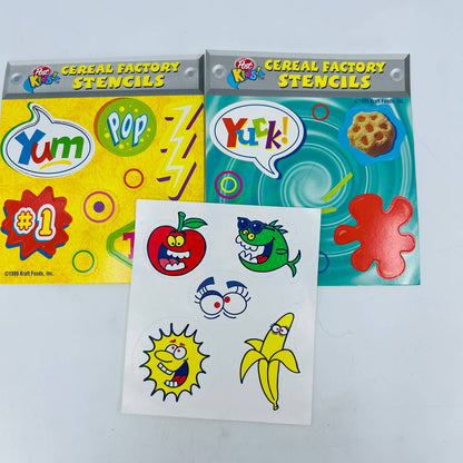 Vintage 1999-2000 Post Kids Cereal Premium Stickers Stencils TB2