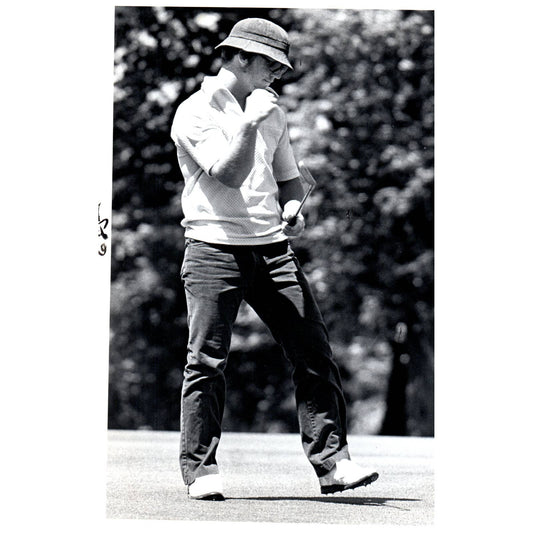 1976 Press Photo Golf Richie Peterson State High School Tournament 8x10" AD2