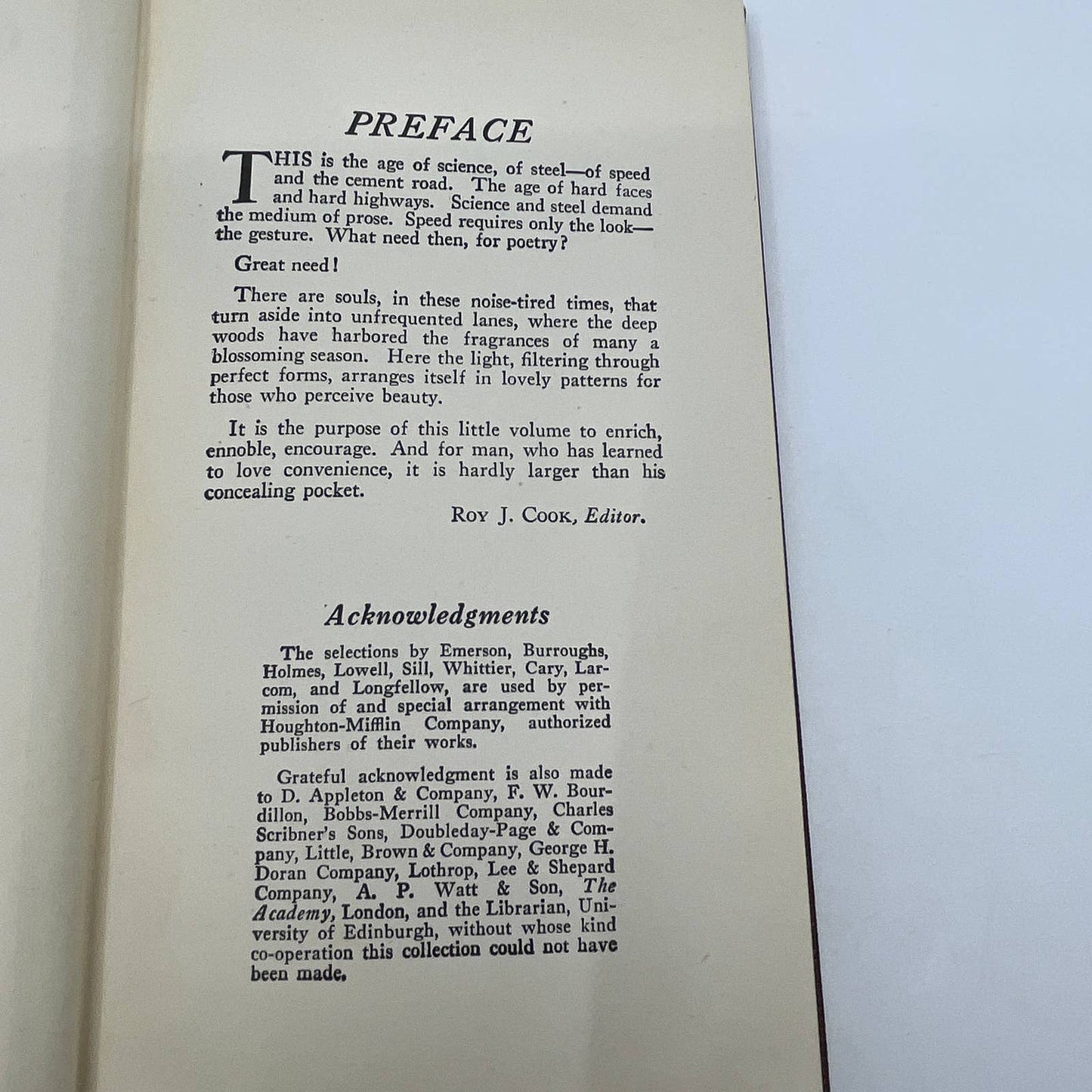 1929 One Hundred and One Famous Poems with a Prose Supplement Cable Company TG6