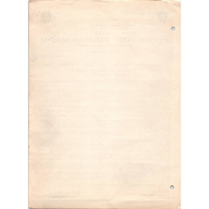 1924 Pennsylvania Railroad System Circular No. B-147 Hell Gate Bridge Routes AD8