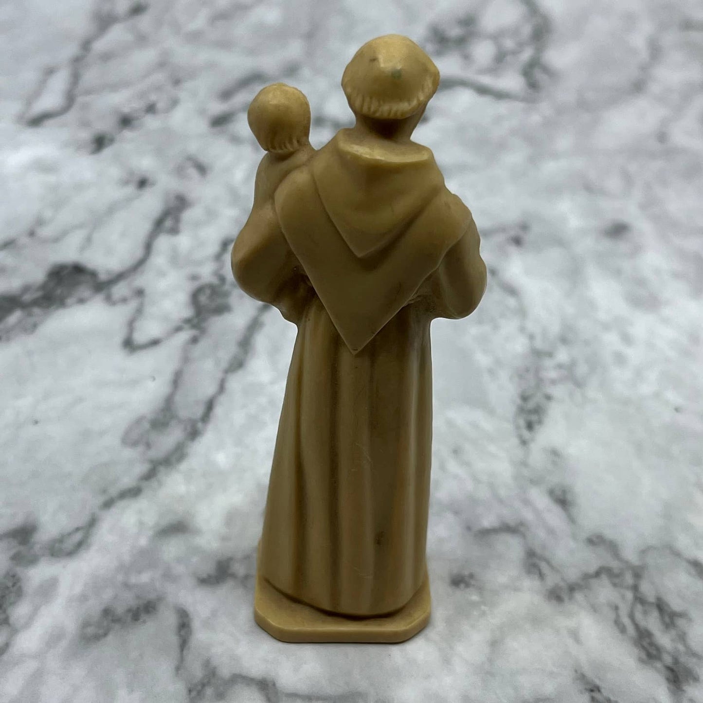 Vintage Resin Saint Anthony of Padua Holding Baby Jesus Figurine 3.5” SF1