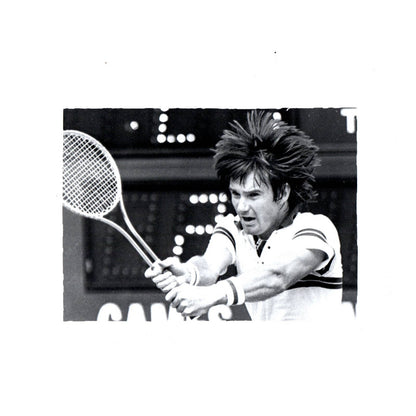 1982 Press Photo Tennis Jimmy Connors vs Rodney Harmon US Open 8x10" AD3-3