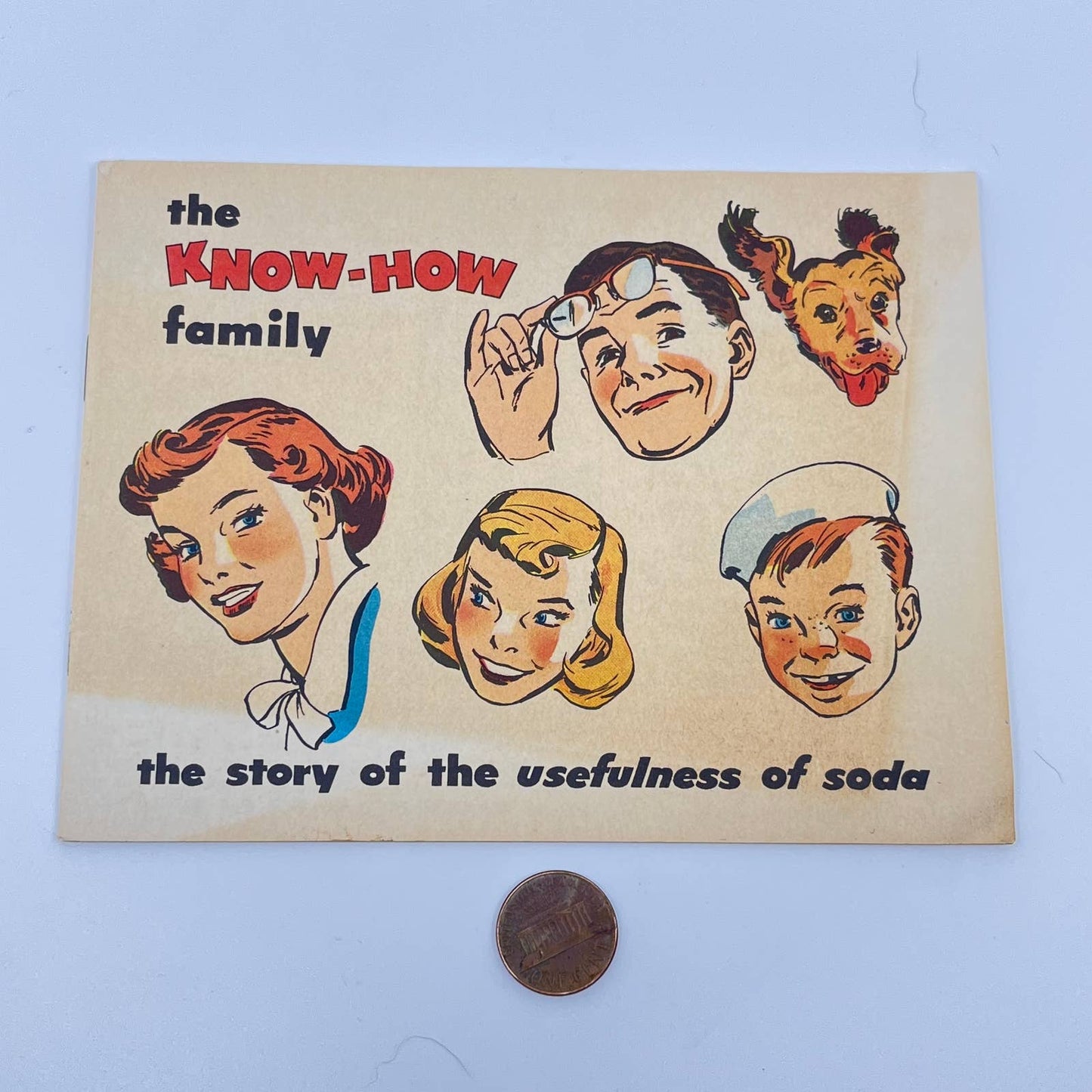 1957 Advertising Baking Soda Comic Book Arm & Hammer - Know How Family D4