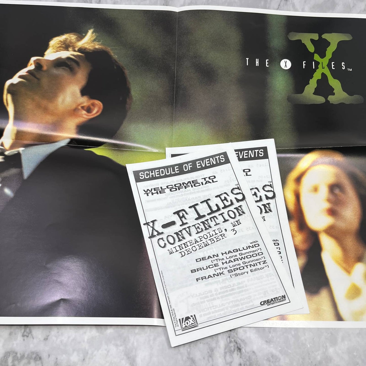 1996 X-Files Fan Club Membership Kit Exclusive Poster Photos Newsletter More TG7