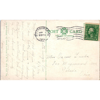 1914 Postcard Bridge of Sighs Allegheny County Courthouse & Jail PA TD8-P2