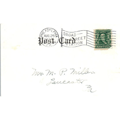 Willow Grove PA Concert Audience 1906 - Original Postcard TJ9-P1