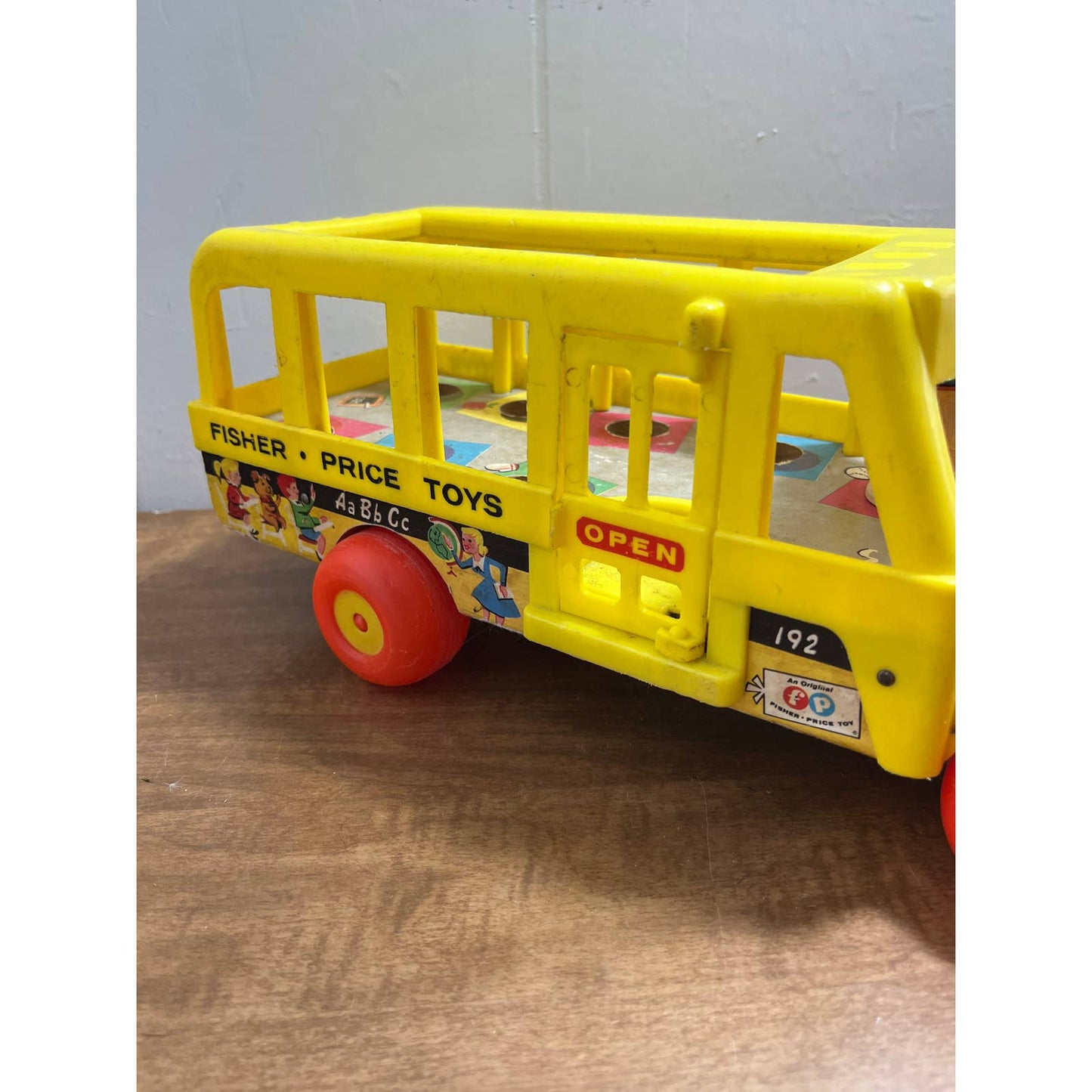 Vintage 1965 Fisher Price School Bus TG8