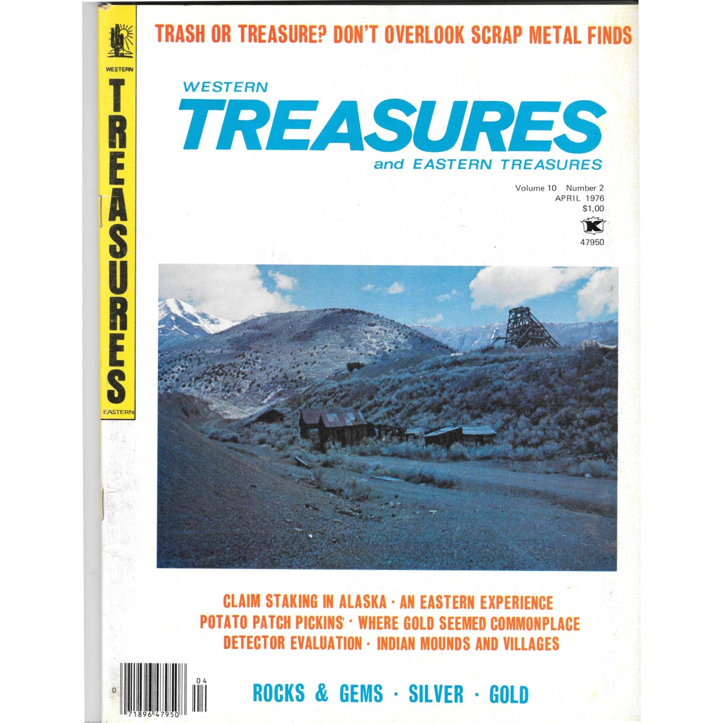 Western Treasures and Eastern Treasures Magazine Metal Detecting April 1976 M3