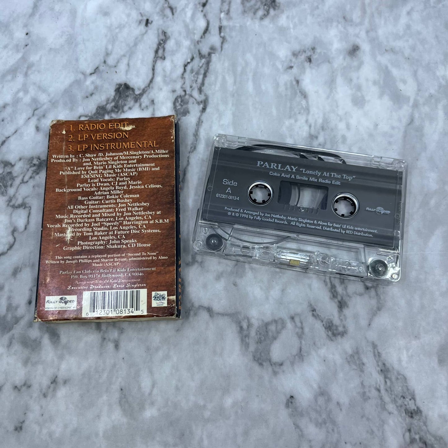 Parlay - Lonely At The Top - Cassette Tape Single TJ4