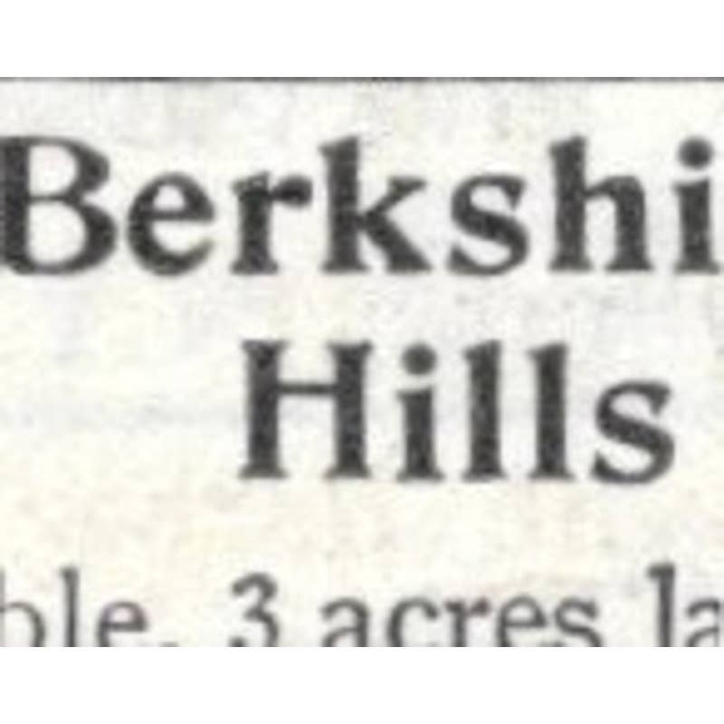 Berkshire Hills House for Rent De Witt S. Smith Lee MA 1903 Original Ad TJ8-7-7