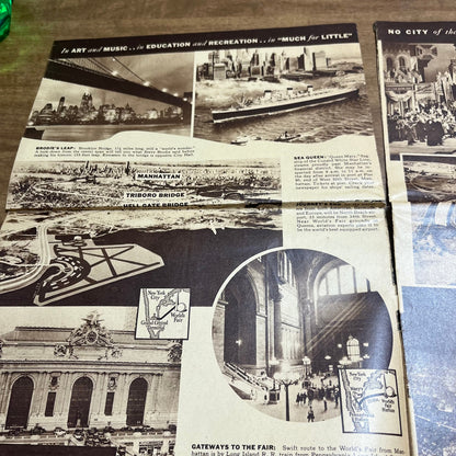 1939 New York World’s Fair Let’s Go See Vol. 1 No. 3 Color Paper Brochure A6