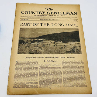 Vintage The Country Gentleman May 26 1923 The Code of the West Zane Grey BA3