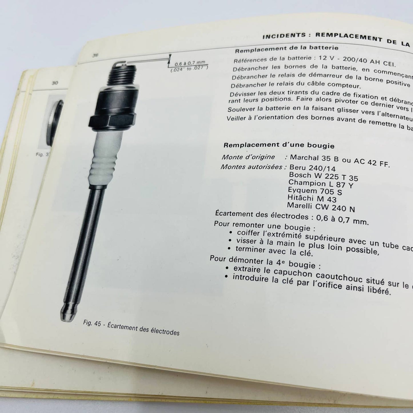 1970 Citroën DS Injection Electronique Owner’s Manual Notice D’Emploi French BA1