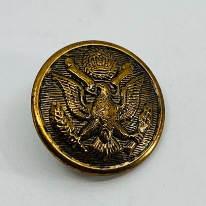 Vintage WWII US Army Brass Uniform  Button SB5-21