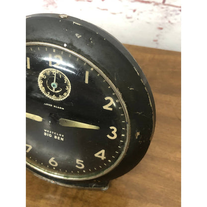 Vintage Black Westclox USA Big Ben Alarm Clock La Salle IL Untested TH4