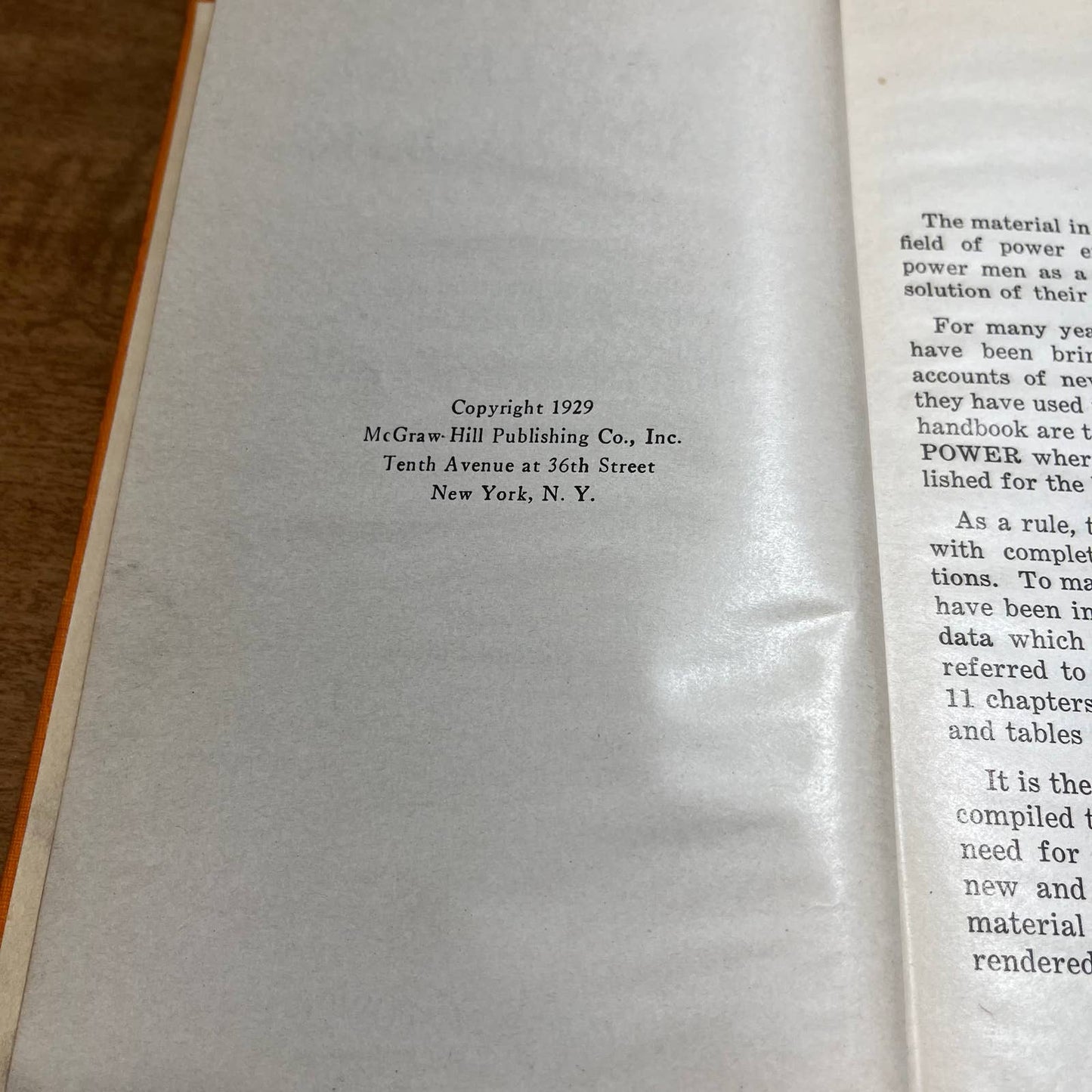 Power's Practical Handbook 1929 McGraw Hill New York TH4