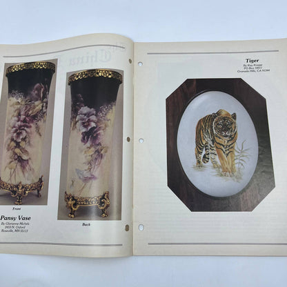 1983 Feb - The China Decorator Magazine - Poppies Catherine Woods TH8