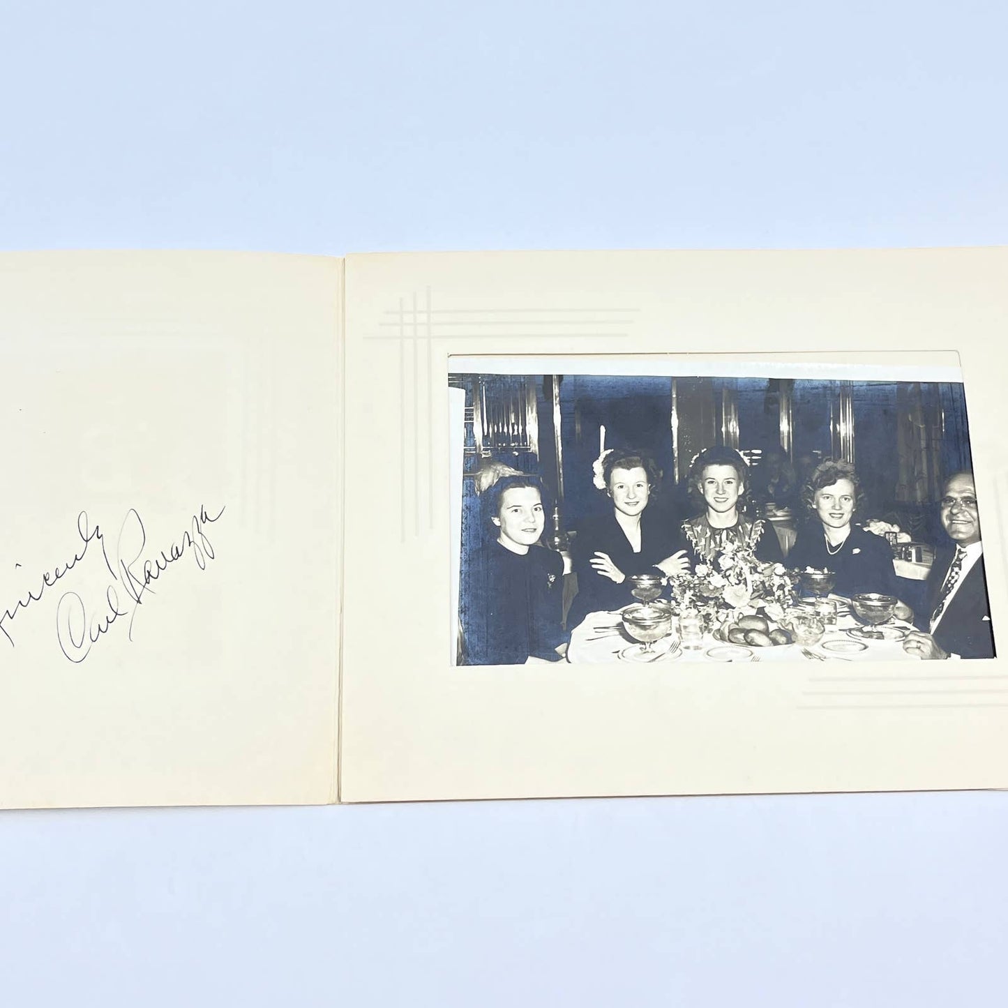 1940s Souvenir Photo The Blackhawk Restaurant Randolph at Wabash Chicago AC1-3