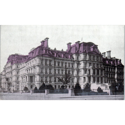 State War and Navy Building Washington c1910 Original Postcard P1-12