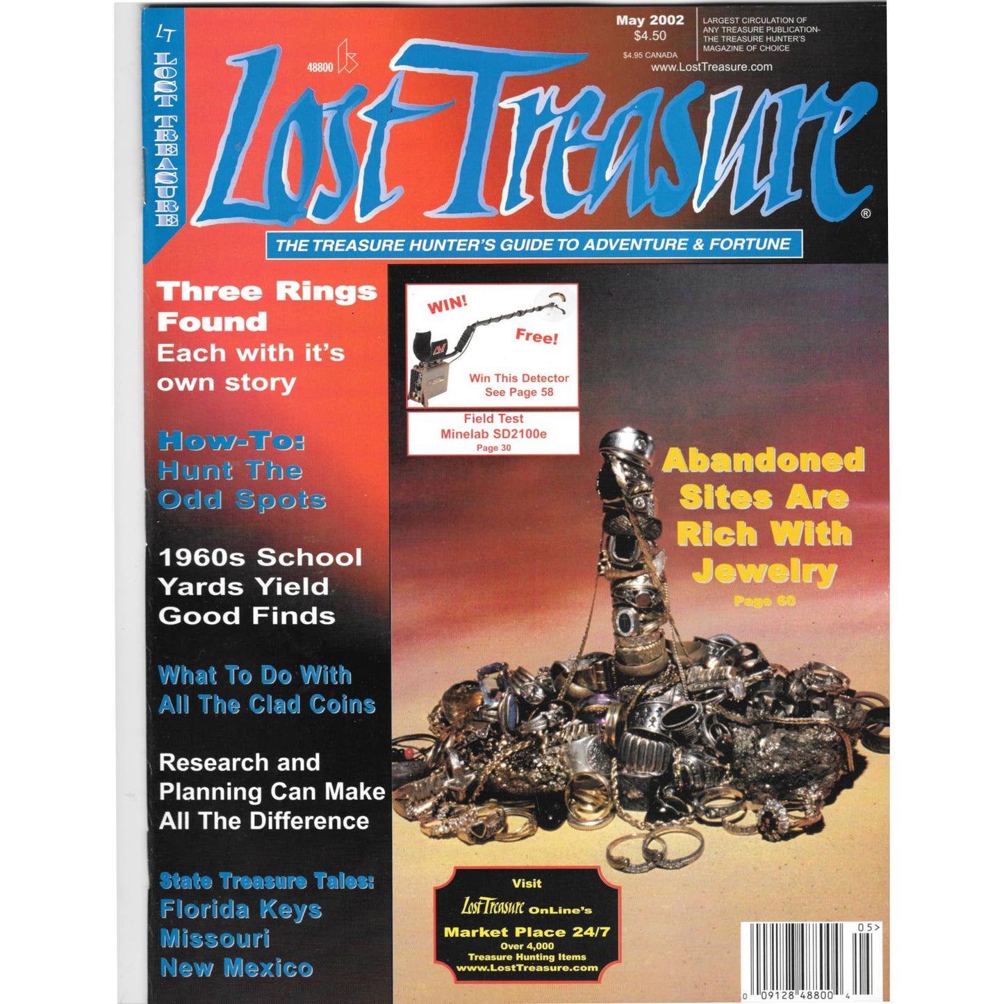 Lost Treasure Magazine - Treasure Hunting Metal Detecting May 2002 M6
