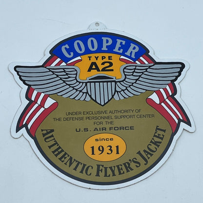 Vintage US Air Force Cooper A2 Authentic Flyer’s Jacket Sticker Decal SC5