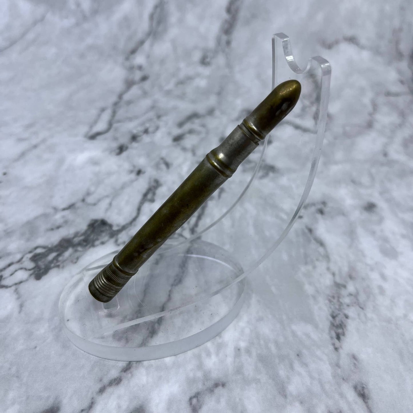 Vintage Brass Tone Bullet Pencil 3.75" SA2