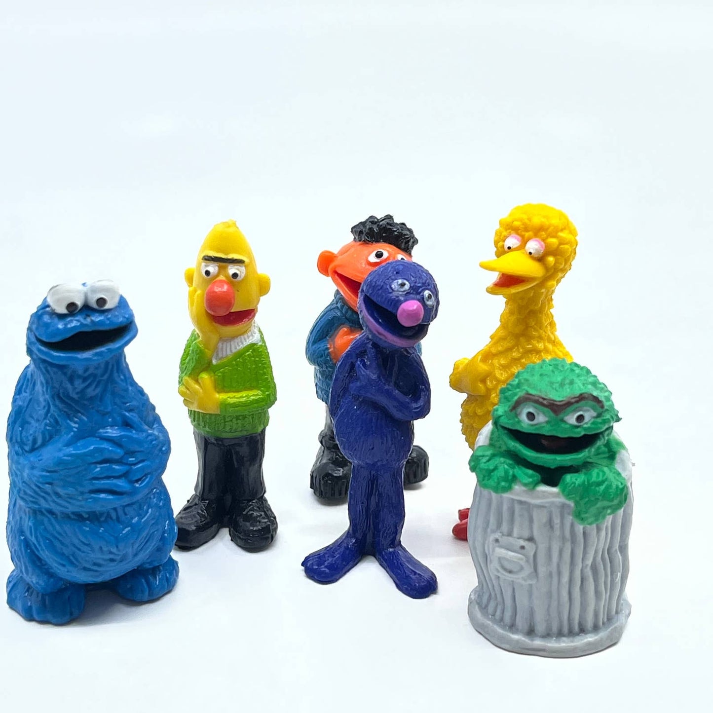 1970s Muppets Figure Sesame Street HongKong 2.5” Muppets Inc Rare Lot Of 6 SD6