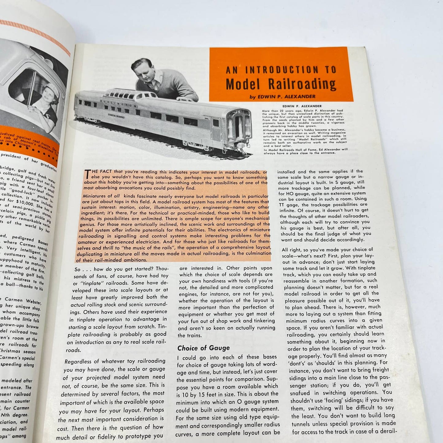 1950 Manual and Catalog Gauges Model R.R. Equipment Corp. Model Railroads TF8